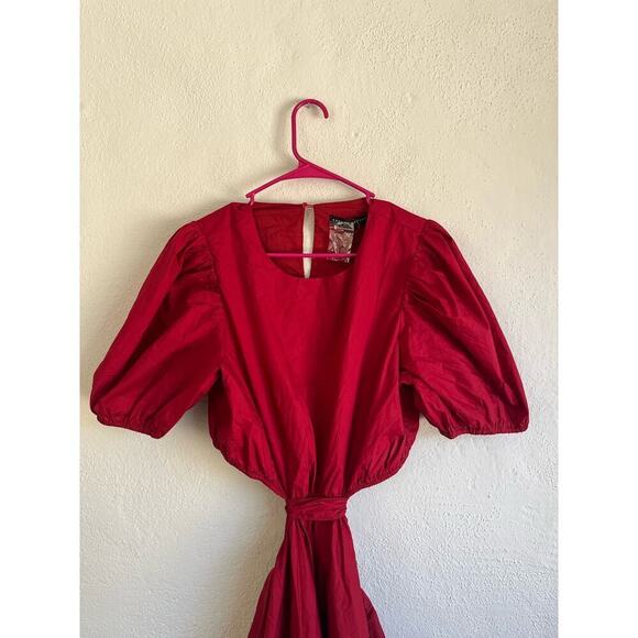 Anthropologie ENGLISH FACTORY Pleats with Cut-out Detail Mini Dress, Siz… - Picture 9 of 12